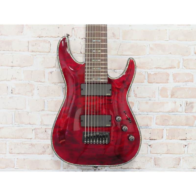 Schecter Hellraiser C8 Electric Guitar Black Cherry image 1