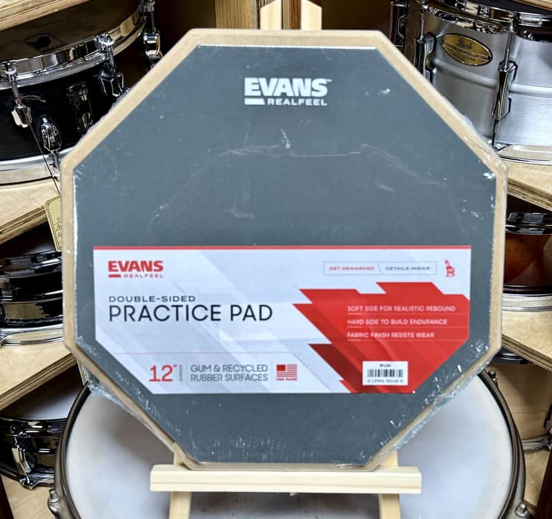 12" Real Feel Practice Pad Double Sided image 1