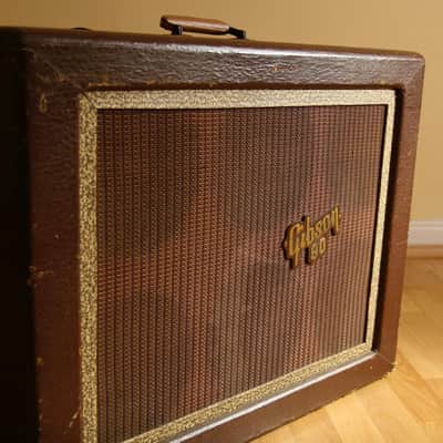 Gibson GA-90P Vintage Tube Combo Amp + Custom Flight Case image 1