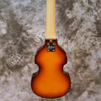 Hofner Contemporary Series Shorty Violin Bass - Burst Finish image 8