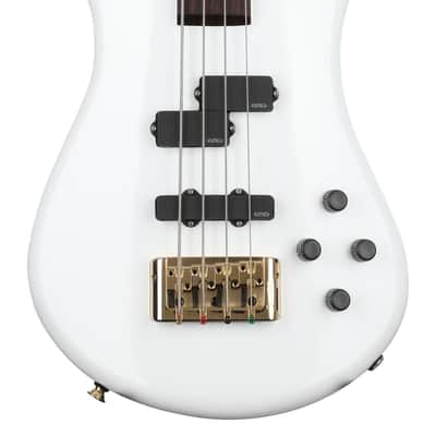Spector Euro Classic 4 Bass Guitar - Solid White image 1