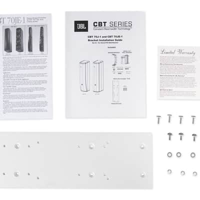 JBL CBT 70JE-1-WH White 500w Extension For CBT 70J-1 Line Array Speaker+(6) Mics image 15