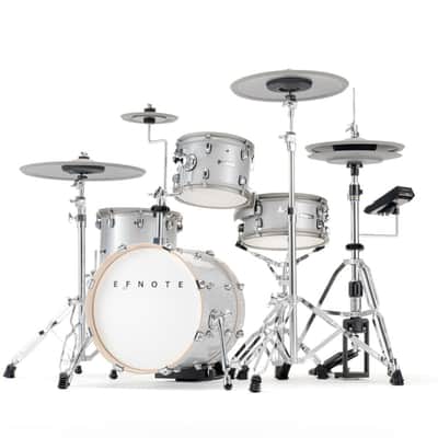 EFNOTE 5 Acoustic Designed Electronic Drum Kit White Sparkle image 2