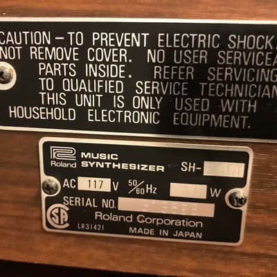 Roland SH-2000 37-Key Synthesizer 1974 - 1979 - Black image 10