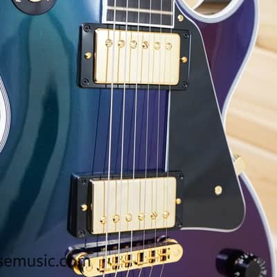 Gibson Exclusive M2M Les Paul Custom - Hemisphere Shift - Black Back Gloss image 7