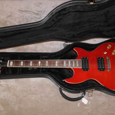 2017 ThinTheHerd Custom Build Ovation Ultra GP  Tribute Clone Ferrari Red Hard Shell Case! image 1