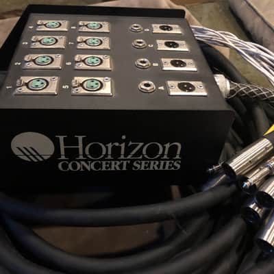 Horizon Concert Series 8x4 XLR & 1/4” TRS RETURNS, 150ft Black Anodized Aluminum image 2