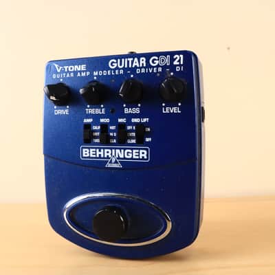 Behringer V-Tone Guitar GDI21 Guitar Amp Modeler and DI Pedal image 2