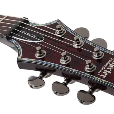 Schecter Hellraiser C-1 Electric Guitar Black Cherry image 7