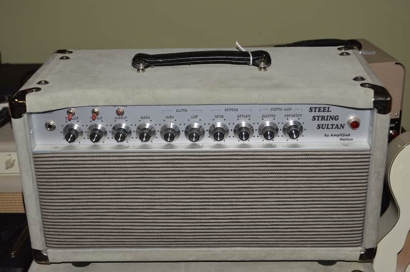Amplified Nation Steel String Sultan 50 Watt - Gray Suade image 1