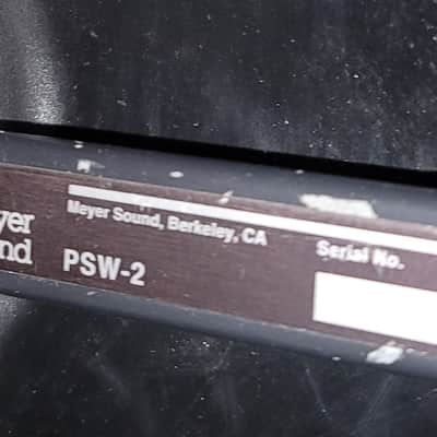 MEYER SOUND PSW-2 1990's - Black - Painted image 4