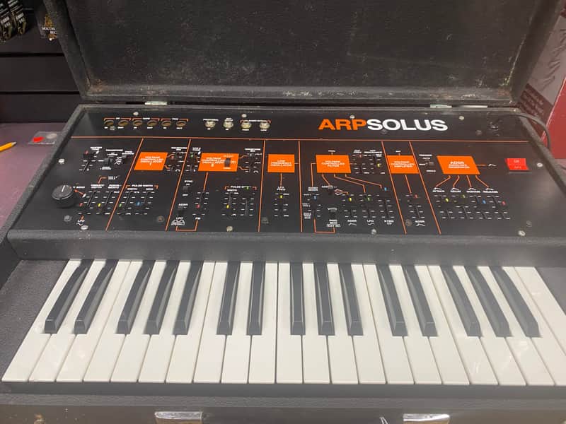 ARP Solus Monophonic Analog Synthesizer 1980 - 1981 - Black / Orange image 1