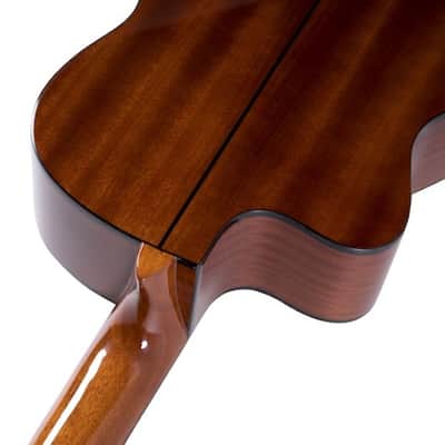 Oscar Schmidt OH30SCE Latin Collection Solid Cedar Top 6-String Acoustic-Electric Requinto Guitar w/Gig Bag image 5