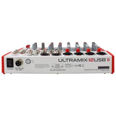 Blastking ULTRAMIX-12USBII 12 Channel Analog Stereo Mixing Console image 5