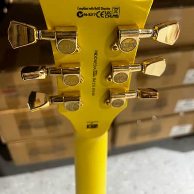 ESP LTD EC-256 Electric Guitar - Vintage Gold Satin image 6