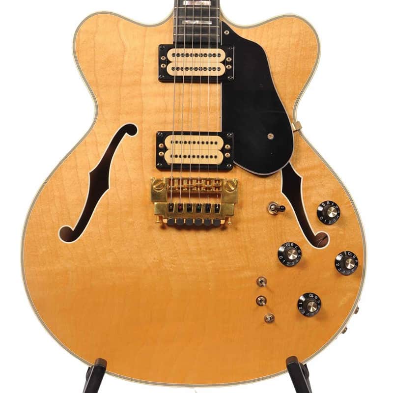 Carvin 1980s SH225S Semi-Hollow Electric Guitar with Gig Bag - Natural - Used