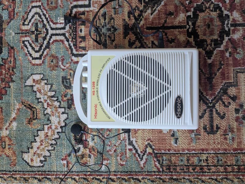 Hisonic HS120B Portable PA System, Mic & Bag image 1