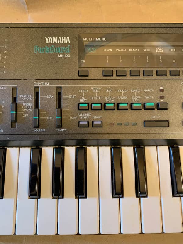 Yamaha Portasound MK-100 49key Synthesizer Keyboard FM synt | Reverb