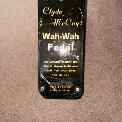 Vox Clyde McCoy Wah-Wah 1960's - Black / Chrome image 4