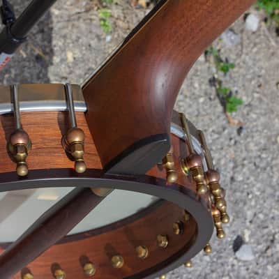 Ome Flora 12" Walnut Open Back Banjo & Case image 16
