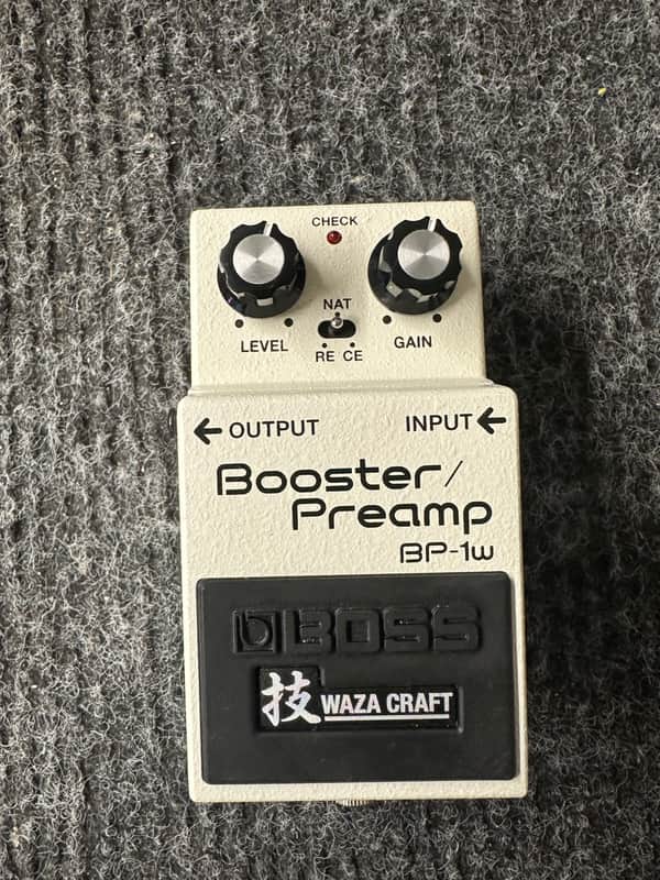 Boss BP-1W Booster / Preamp Waza Craft 2023 - Present - White image 1
