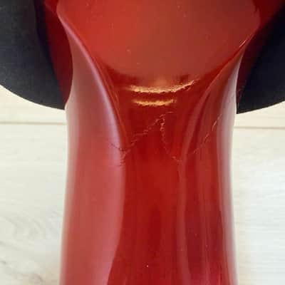 Gibson Les Paul Standard Double Cutaway Plus Trans Red – Repaired Headstock 2005 - Trans Red image 18