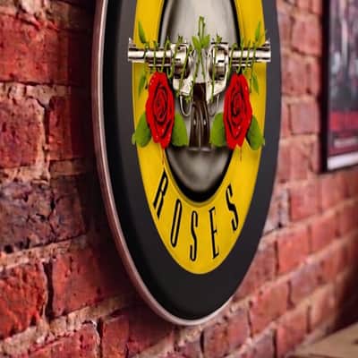 Immagine Guns N Roses, 22" Bass Drumhead, Resonate Head, Drum Display - 4