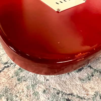 2007 Fender Highway One Stratocaster in Midnight Wine Transparent finish (Made in USA) image 14