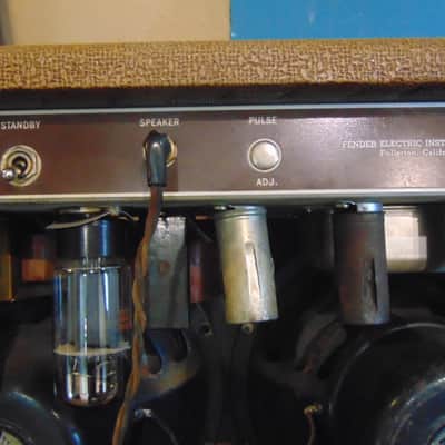 FENDER 3X10 BANDMASTER AMPLIFIER 1960 - RARE BROWN image 10