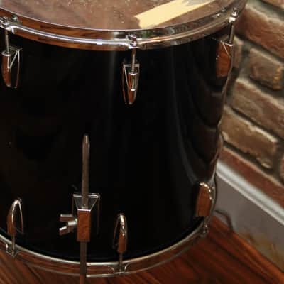 Yamaha 16" Tour Custom 8000 - solid black floor tom 16"x16 image 10