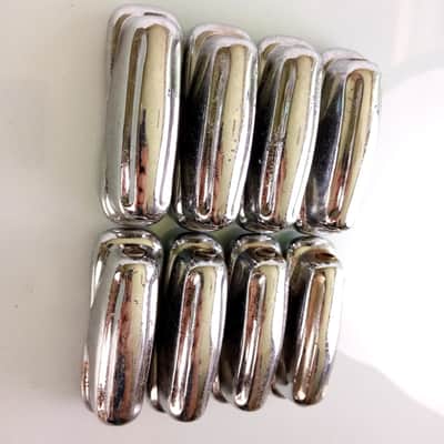 Slingerland 8x Chrome Snare Drum Lugs Center Sound King Vintage 50s-60s Tom/Bass image 3