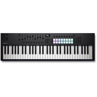 NOVATION LAUNCHKEY-61-MK4 Mk4 - Clavier maitre 61 touches, 16 pads, 8 encodeurs, 9 faders, écran OLED image 1