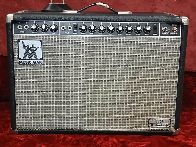 Music Man 112 Sixty Five 65W 1x12 Tube Combo Amp w/ Footswitch Reverb Tremolo