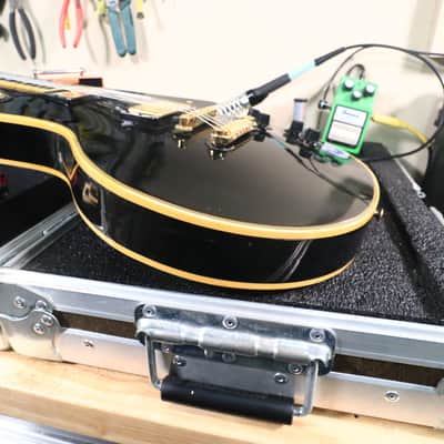 1973 Gibson Les Paul Custom Ebony Black Beauty *Headstock Repair* image 17