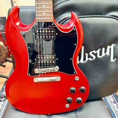 🍒2022🍒 Gibson SG Tribute~ Worn Satin Cherry USA + Deluxe Gig Bag~ Cherished! image 1