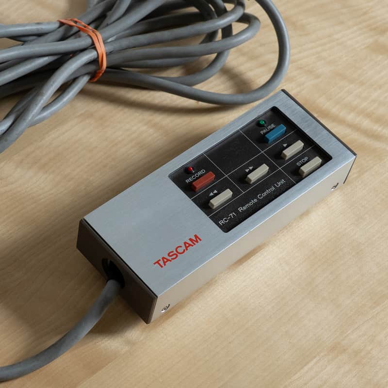 Tascam RC-71 Vintage Remote Control Unit (6-Function / 12-Pin WAKA) image 1