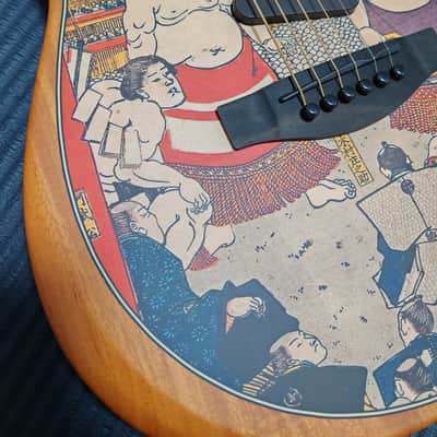 2025 Fender American Acoustasonic Telecaster Kuniyoshi Collection Sumo - FENDER EXPERIENCE 2025 Tokyo Flagship Exclusive Limited Edition image 5