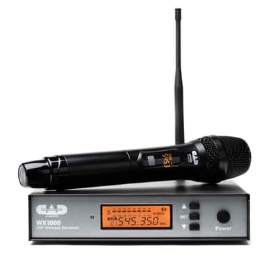 CAD WH1000HH UHF Wireless Handheld Microphone System - Frequency Agile - With CADLive D38 Capsule image 2