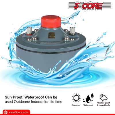 5 Core  18" inch Indoor Outdoor PA Loud Speaker 100Watt 16 Ohm Waterproof With Compression Driver RH 18 + DU 100 Bild 11