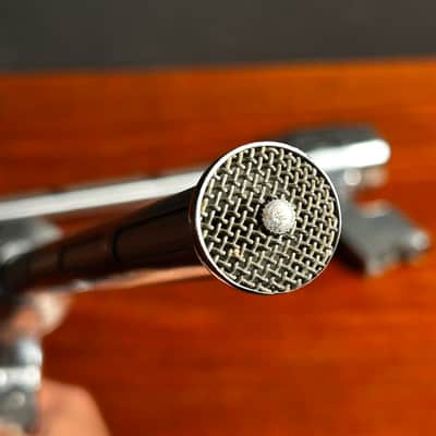 Pair of Electro-Voice 644 Sound Spot Cardioid Dynamic Microphones 1960 Chrome image 7
