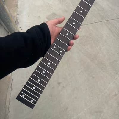 Headless Round head stainless steel 24frets Roasted maple electric guitar neck T profile Wheel truss rods Rosewood fingerboard image 1