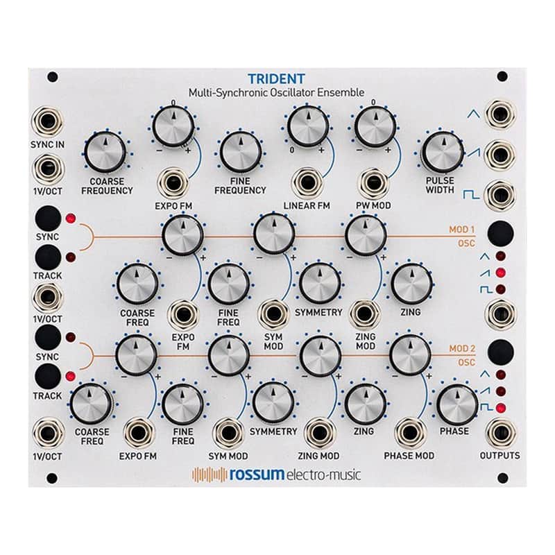 Rossum Electro-Music Trident Multi-Synchronic Oscillator Ensemble Eurorack Module image 1