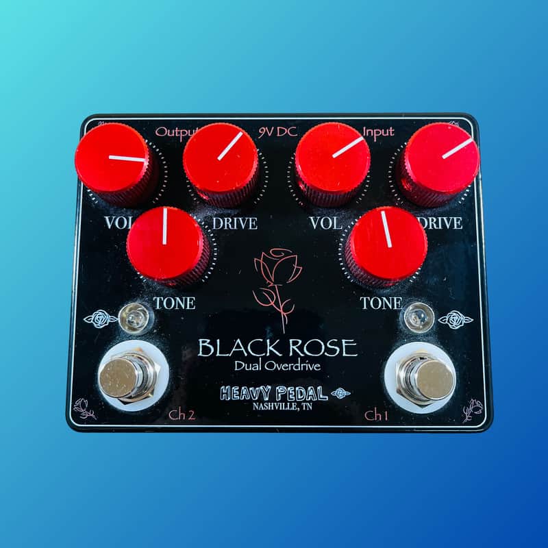 Heavy Pedal Black Rose Dual Bluesbreaker Overdrive | Hand-Wired image 1