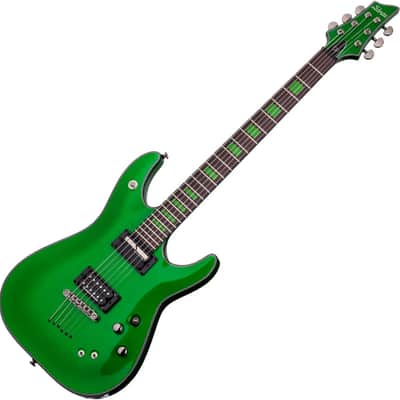 Schecter Signature Kenny Hickey Electric Guitar in Steele Green Finish image 2