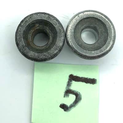 Gibson Vintage Strap Buttons 1980’s? Worn Aluminum image 4