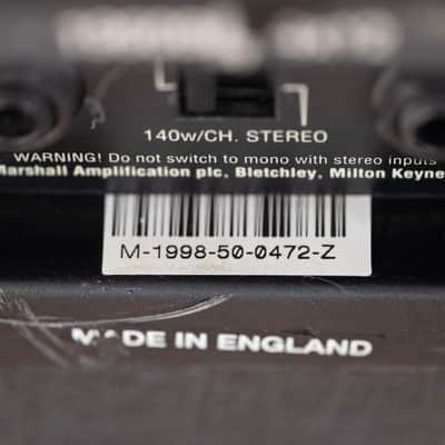 1998 Marshall JCM 900 1960b Cabinet Straight - Black image 8