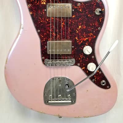 LsL Instruments Placerita JM Style Offset w/Tremolo, Ash Body, Rosewood FB, Ice Pink, 6lbs 13.8ozs, HSC image 4