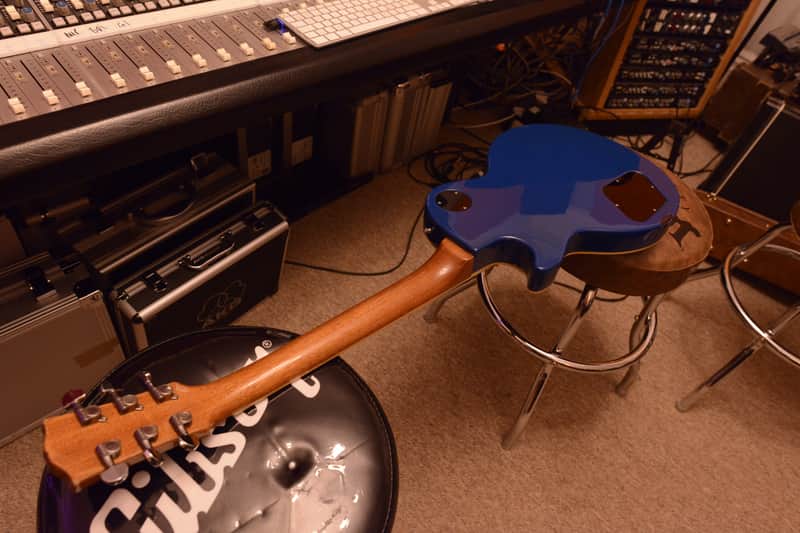 ESP Japanese Edwards Blue Les Paul Standard Gibson style 50's neck