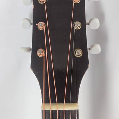 Silvertone Harmony 621 1965 - X-brace Conversion, Neck Reset, Bone Nut & Saddle, Seymour Duncan Maverick Soundhole Pickup image 4