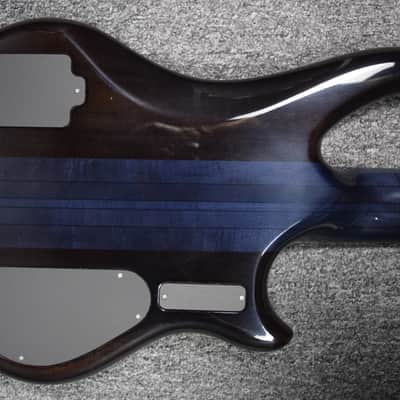 Alembic Essence 5 (Lefty) Med. Scale with Flame Maple Top / Ebony and Red LED's *NOT Pre-Owned image 5